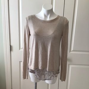 Verve Blues Sweater Snake Print